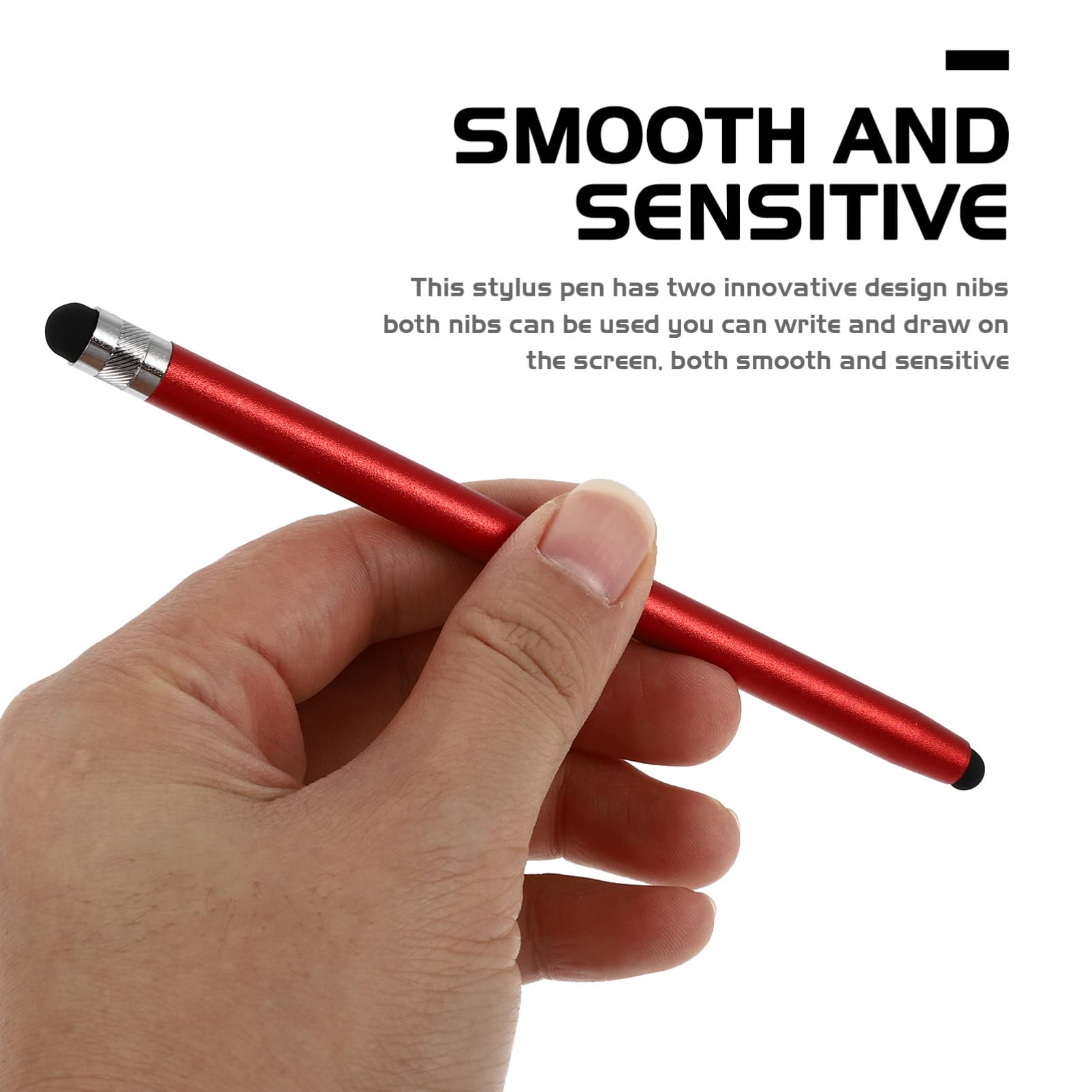 Hemobllo 5-Pack Universal Capacitive Stylus Pens for Touch Screen Laptops, Tablets & PCs - Portable Digital Pen with Fine Tip for Drawing, Note-Taking & Office Work - Perfect for Home, School & Business Use