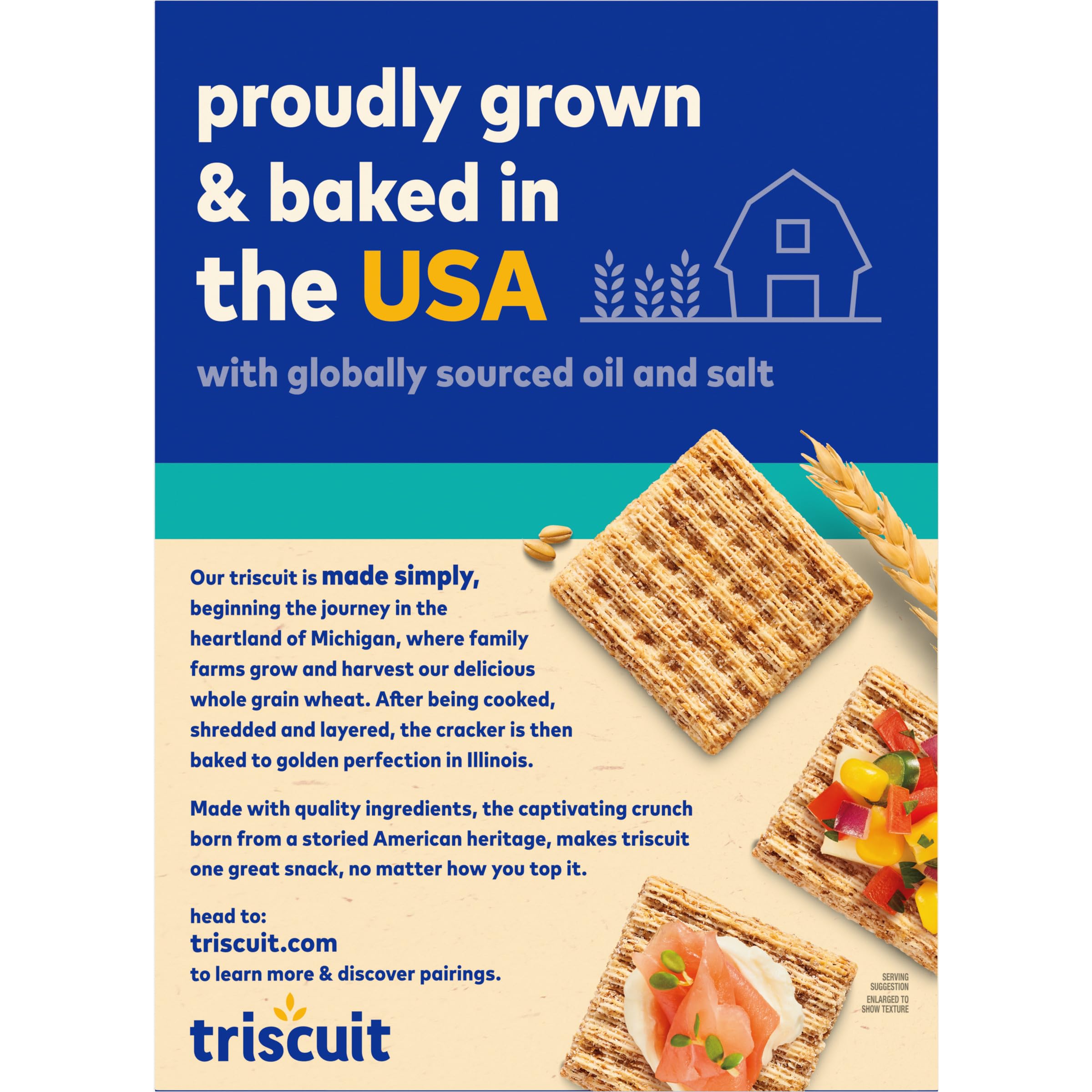 Triscuit Reduced Fat Whole Grain Wheat Crackers | Vegan, Gluten-Free Snacks for Lunch & On-the-Go | Family Size 11.5 oz Pack | Perfect for Office, School & Picnics