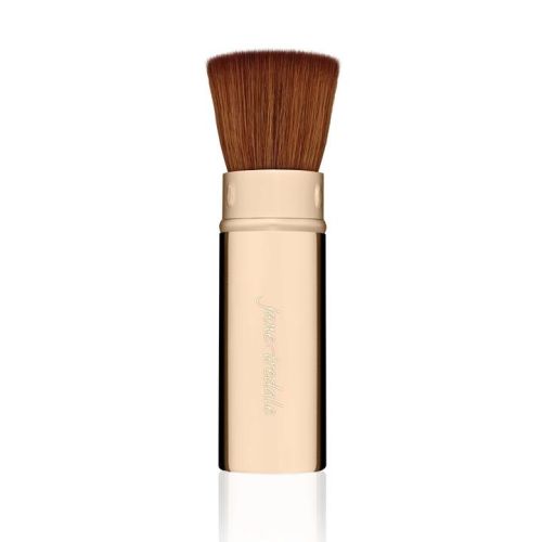 Jane Iredale Retractable Handi Brush - Dual-Ended Makeup Brush for Foundation & Concealer | Perfect for Travel, Professional Makeup Kits & On-The-Go Touch Ups