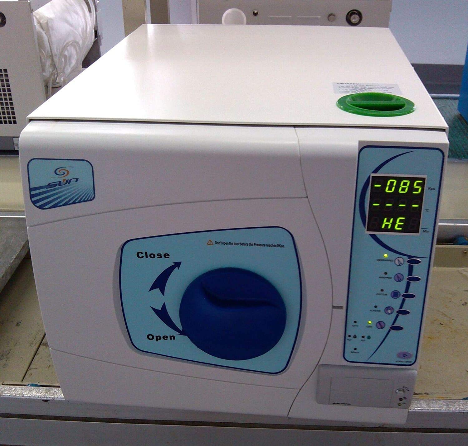 B Class SUN23-II Digital Autoclave Sterilizer - 23L Lab Steam Sterilizer with Vacuum Function & Data Printing | Ideal for Medical, Dental, and Laboratory Equipment Sterilization