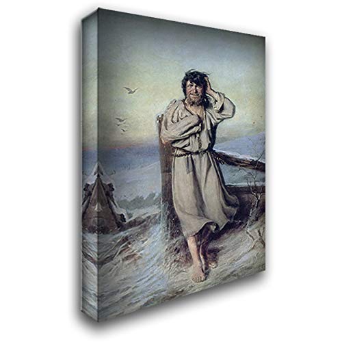 Blessed One 18x24 Gallery Wrapped Canvas Art Print by Vasily Perov - Religious Home Decor for Living Room, Bedroom & Office Wall