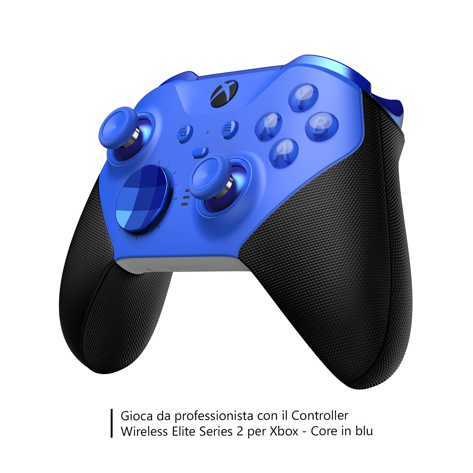 Xbox Wireless Controller Elite Series 2 - Core (Blue) | Premium Customizable Gamepad for PC & Xbox | Perfect for Competitive Gaming & Long Play Sessions