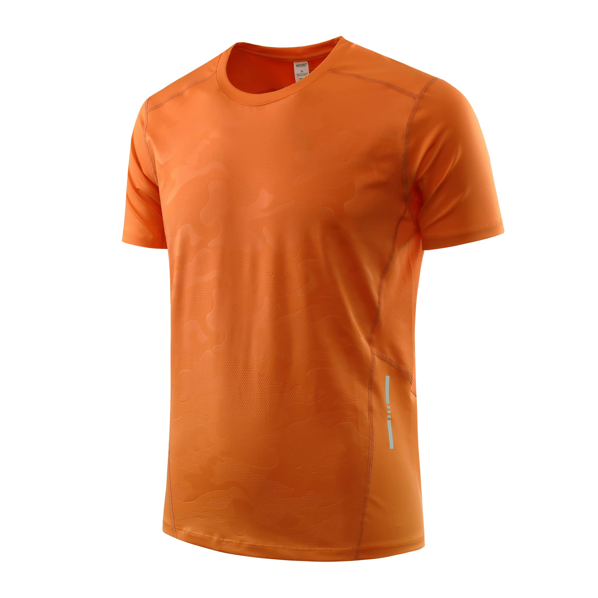 Best Men's Workout Shirts - Short Sleeve Cooling Moisture Wicking Dry Fit T-Shirts for Gym, Running & Outdoor Activities