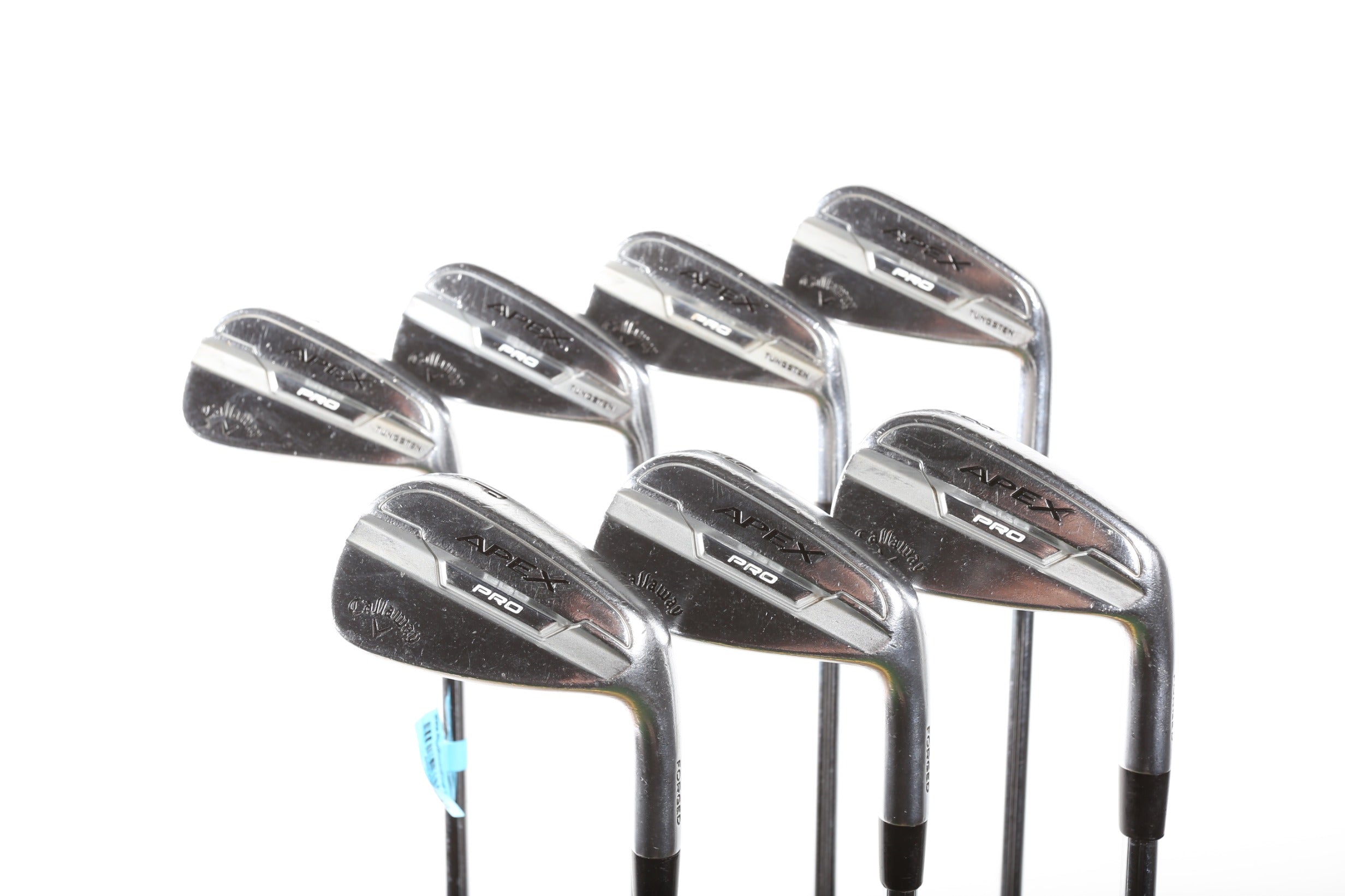 Used Callaway Apex Pro 21 Iron Set 4-PW Right Handed Extra Stiff Flex - Premium Golf Clubs for Low Handicap Players | Perfect for Tournaments & Driving Range Practice