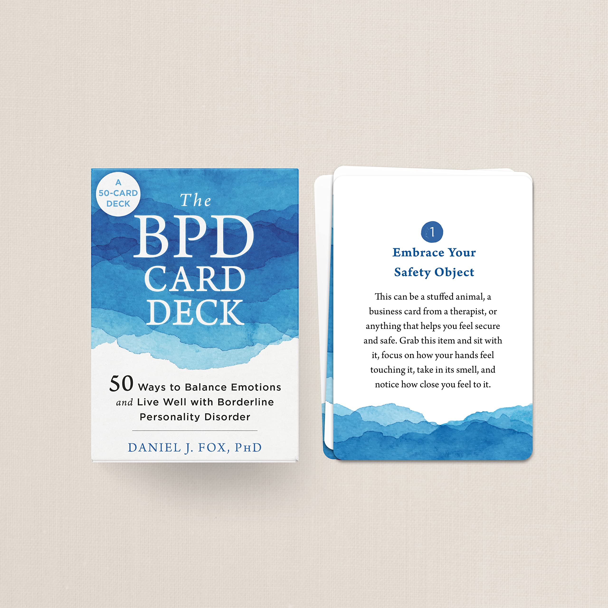 The BPD Card Deck: 50 Ways to Balance Emotions & Manage Borderline Personality Disorder - Daily Coping Skills for Therapy, Self-Care & Emotional Regulation
