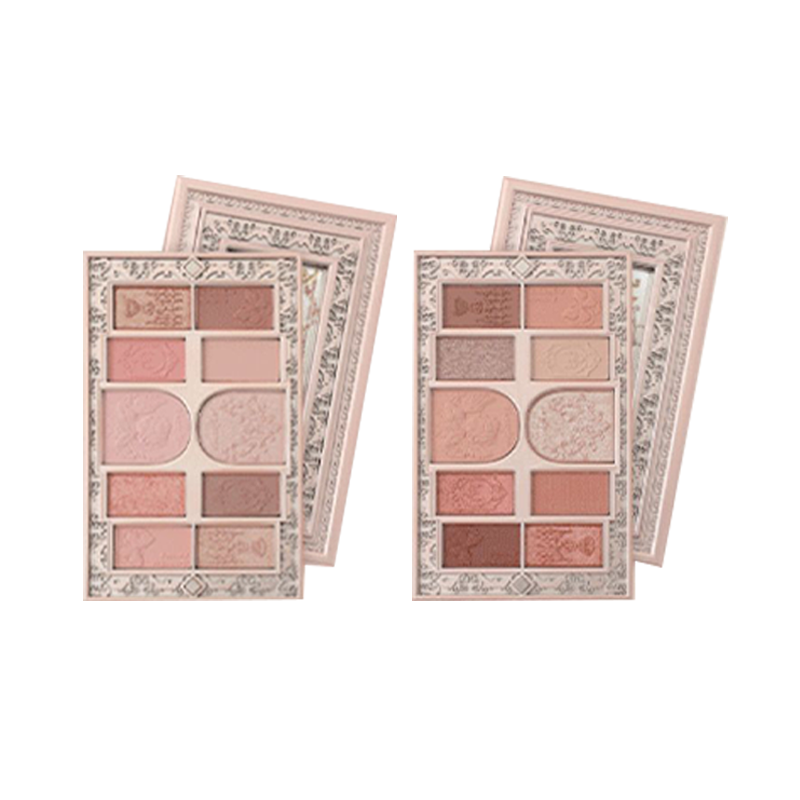 10-Color Romantic Eyeshadow Palette for Love & Date Makeup | CHEERFLOR Framed Palette for Bridal, Party & Special Occasions