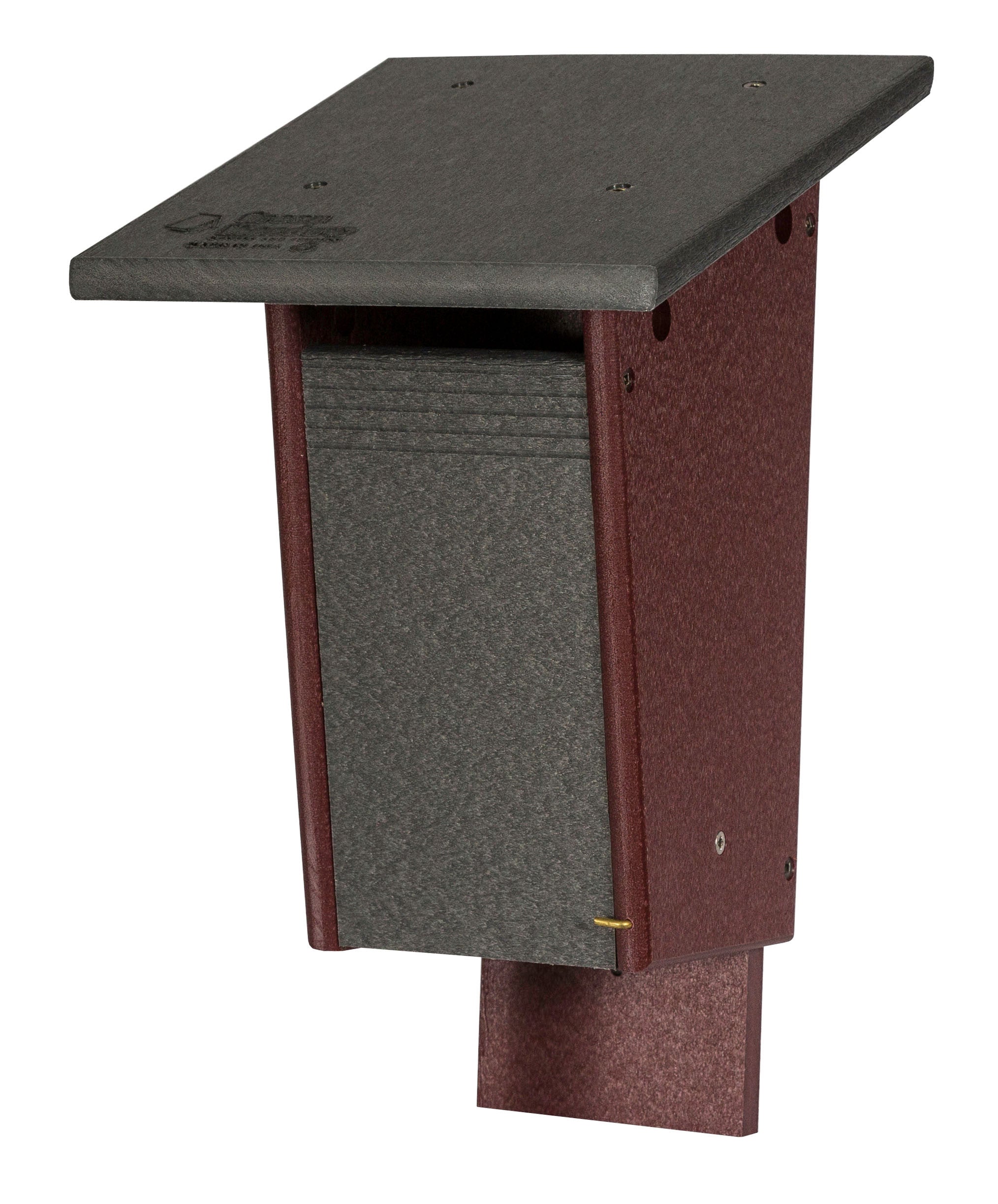 Eco-Friendly Sparrow-Resistant Bluebird House - 100% Recycled Poly, Amish Handmade in USA - Perfect for Backyard Birdwatching & Garden Decoration