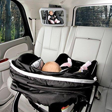 Britax Back Seat Baby Car Mirror - Safe Shatterproof Rear View Mirror for Infants & Toddlers - Perfect for Car Safety and Monitoring Your Child While Driving