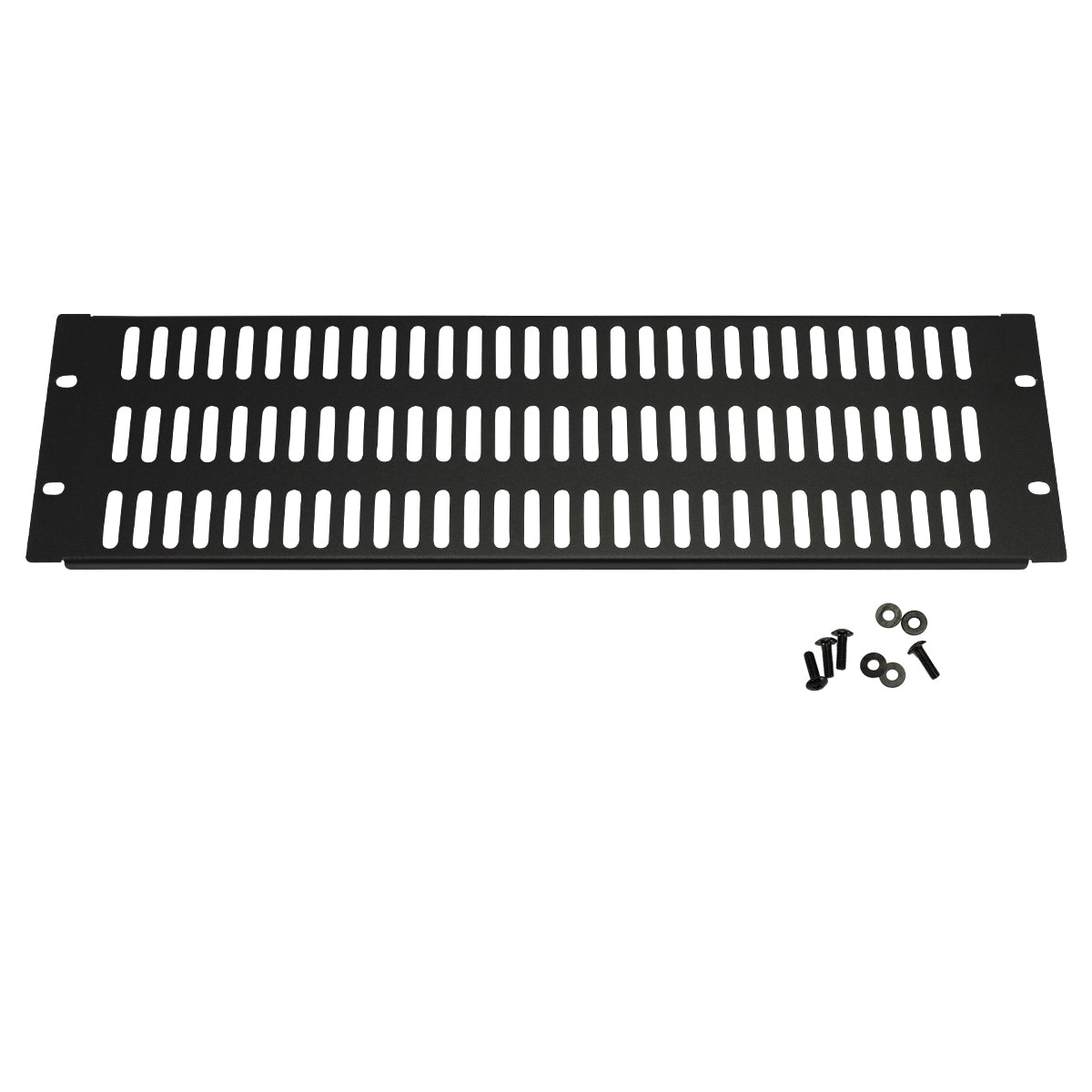 3U Vented Rack Panel - 19 Inch Server Rack Mount Ventilation Panel for Network Cabinets & Data Centers - Perfect for Server Cooling & Airflow Management