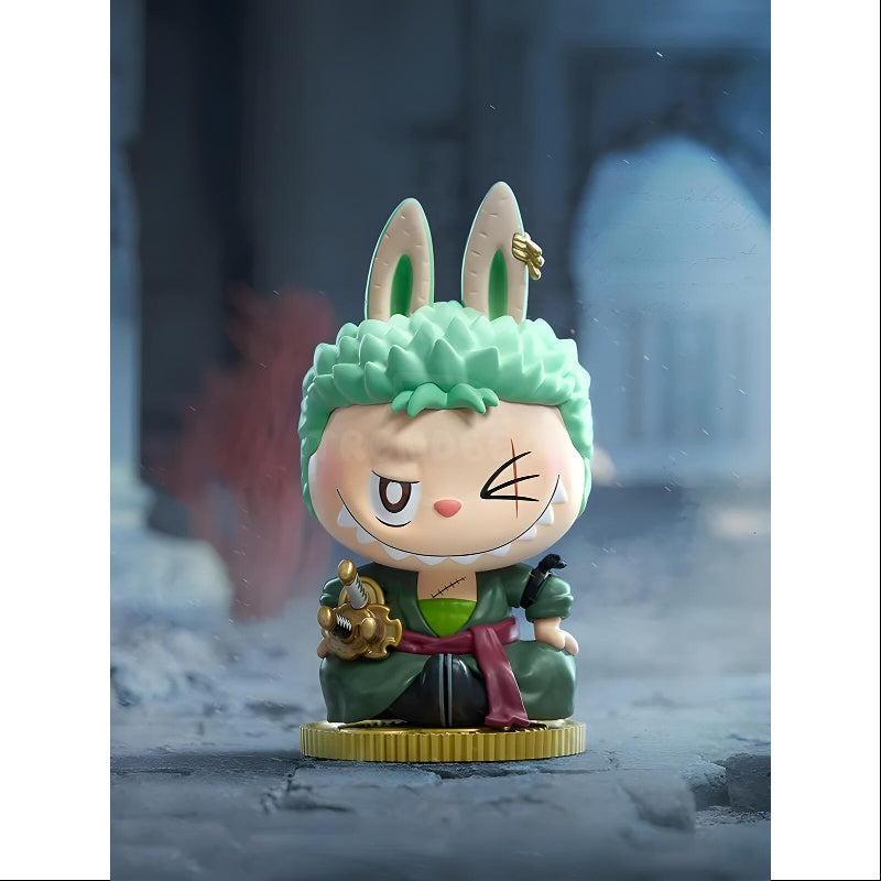 Labubu The Monsters X One Piece Anime Collectible Figure Set - Complete Series with Open Box Display | Perfect for Anime Fans, Home Decor & Gift Giving