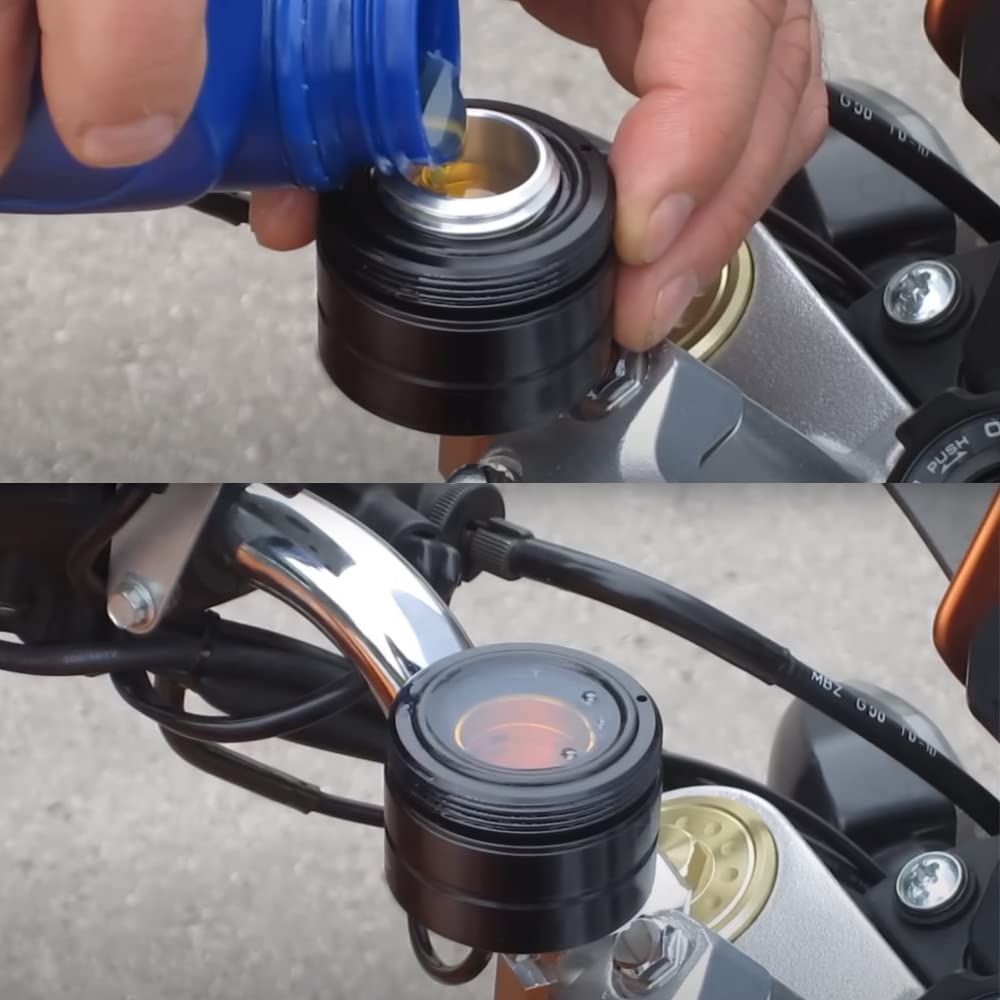 Motorcycle Chain Lubricator Kit - Manual Control Oiler System for Bike Chain Maintenance & Lubrication | Perfect for Dirt Bikes, Cruisers & Touring Motorcycles