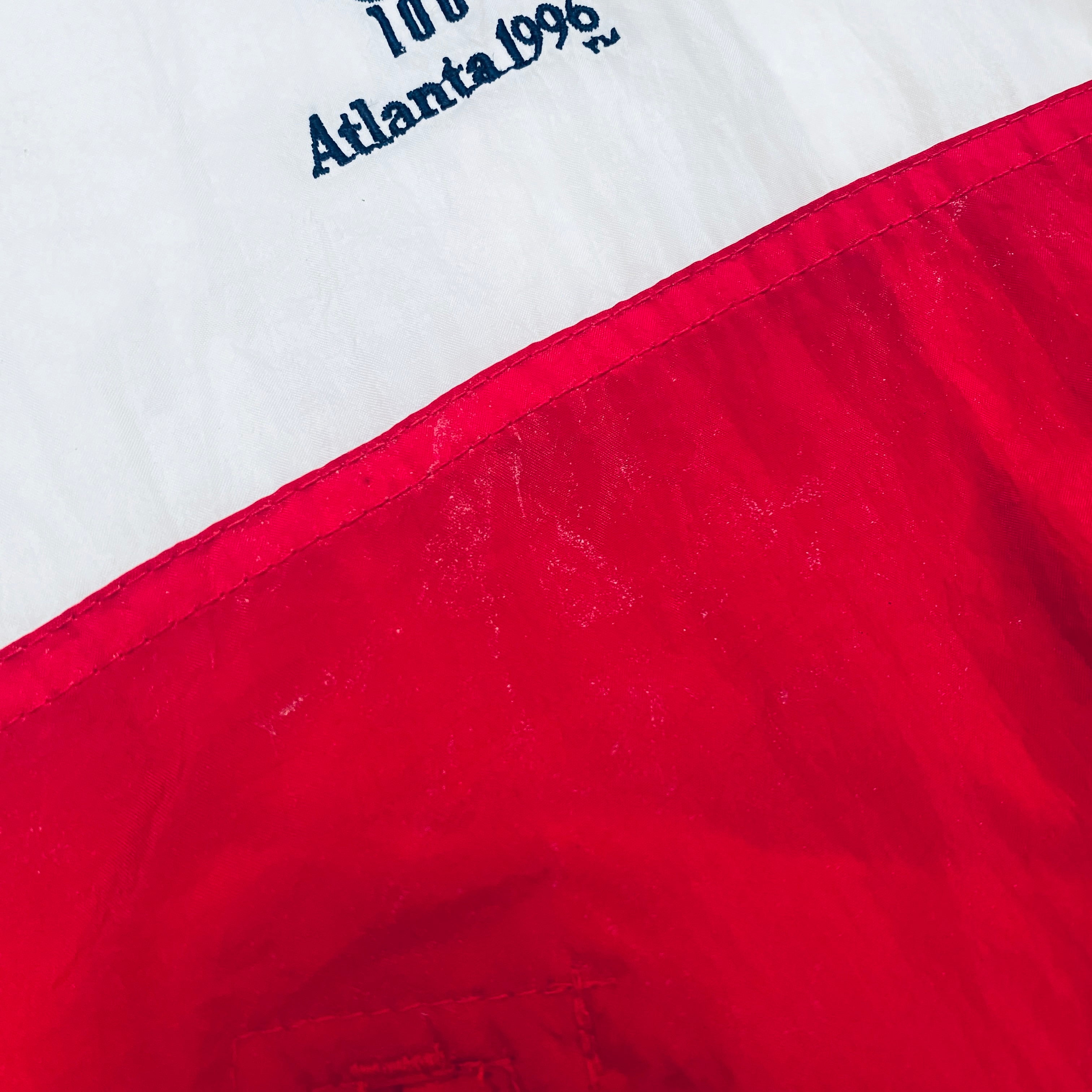 1996 Atlanta Olympics USA Team Full-Zip Starter Windbreaker Jacket - Vintage Collectible for Sports Fans & Retro Fashion