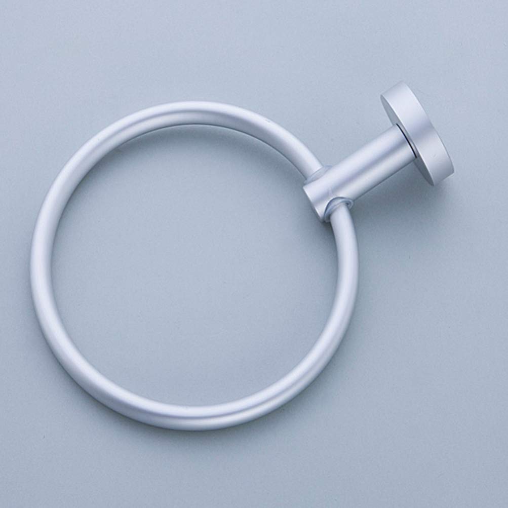 Easy Install Aluminum Towel Rack - Space Saving Bathroom Hook Holder for Towels & Robes | Perfect for Home, Hotel & Public Restroom Accessories