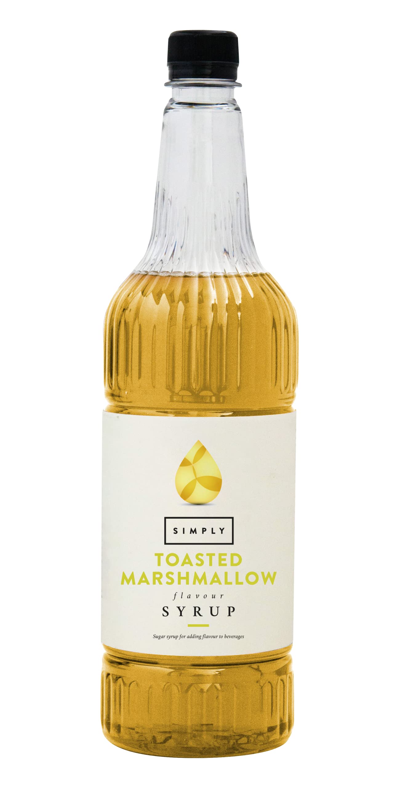 IBC Simply Syrups - 1 Liter Marshmallow Flavor Syrup by Cream Supplies | Perfect for Coffee, Cocktails, Desserts & Baking