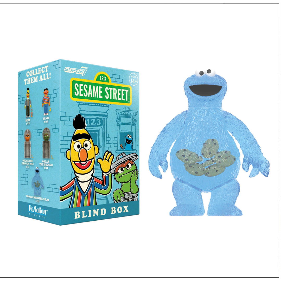 Sesame Street Blind Box Wave 1 - Collectible Mystery Toys for Kids | Fun Surprise Gifts for Birthday Parties & Playtime