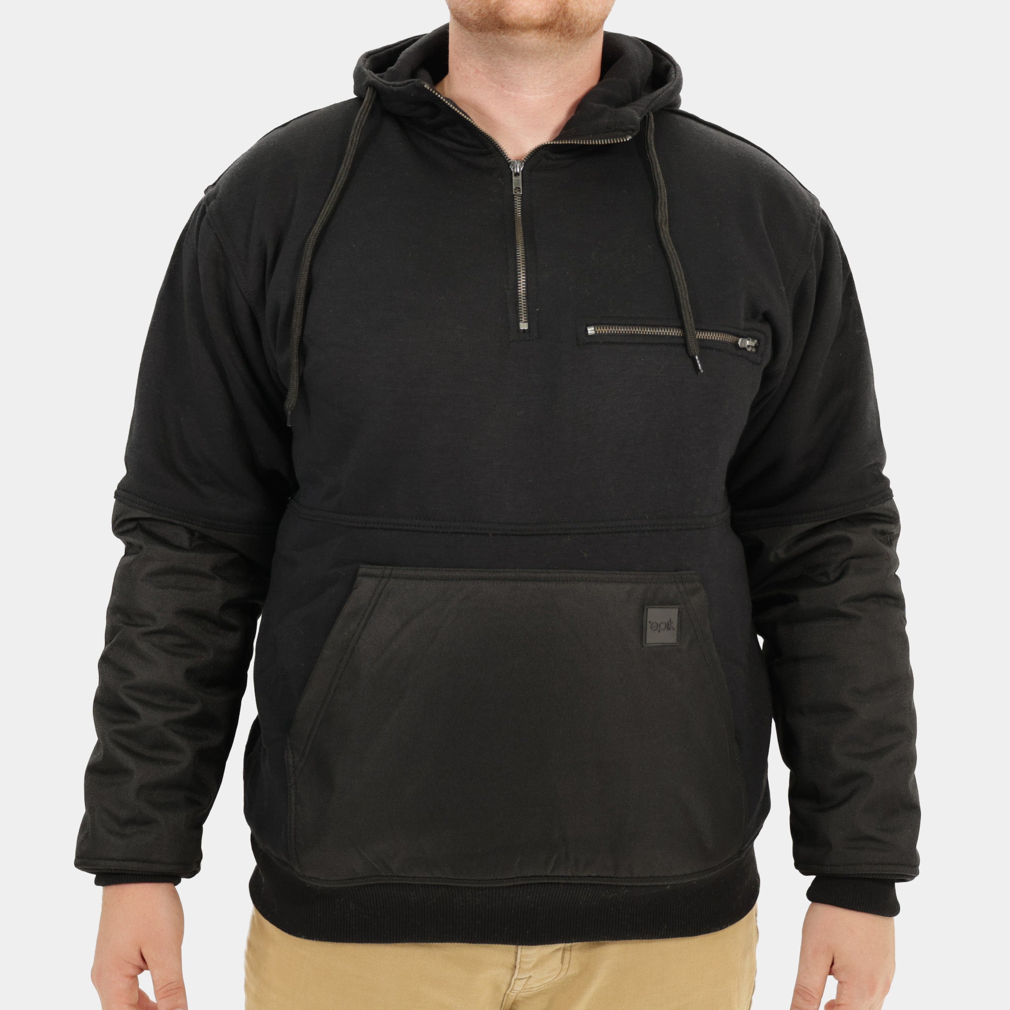 Peak Pro Quarter Zip Hoodie for Men & Women - Lightweight Fleece Pullover with Zipper - Perfect for Hiking, Running & Outdoor Activities