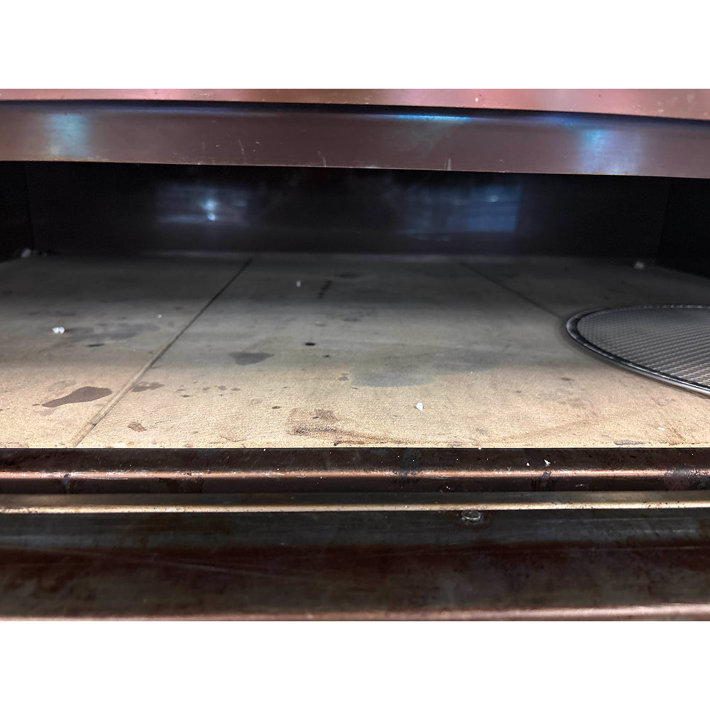 Used Nella 43 Double Chamber Commercial Pizza Oven with Mechanical Display - 220V, 13.2kW (Model 40638) - Perfect for Pizzerias, Restaurants & Catering Businesses