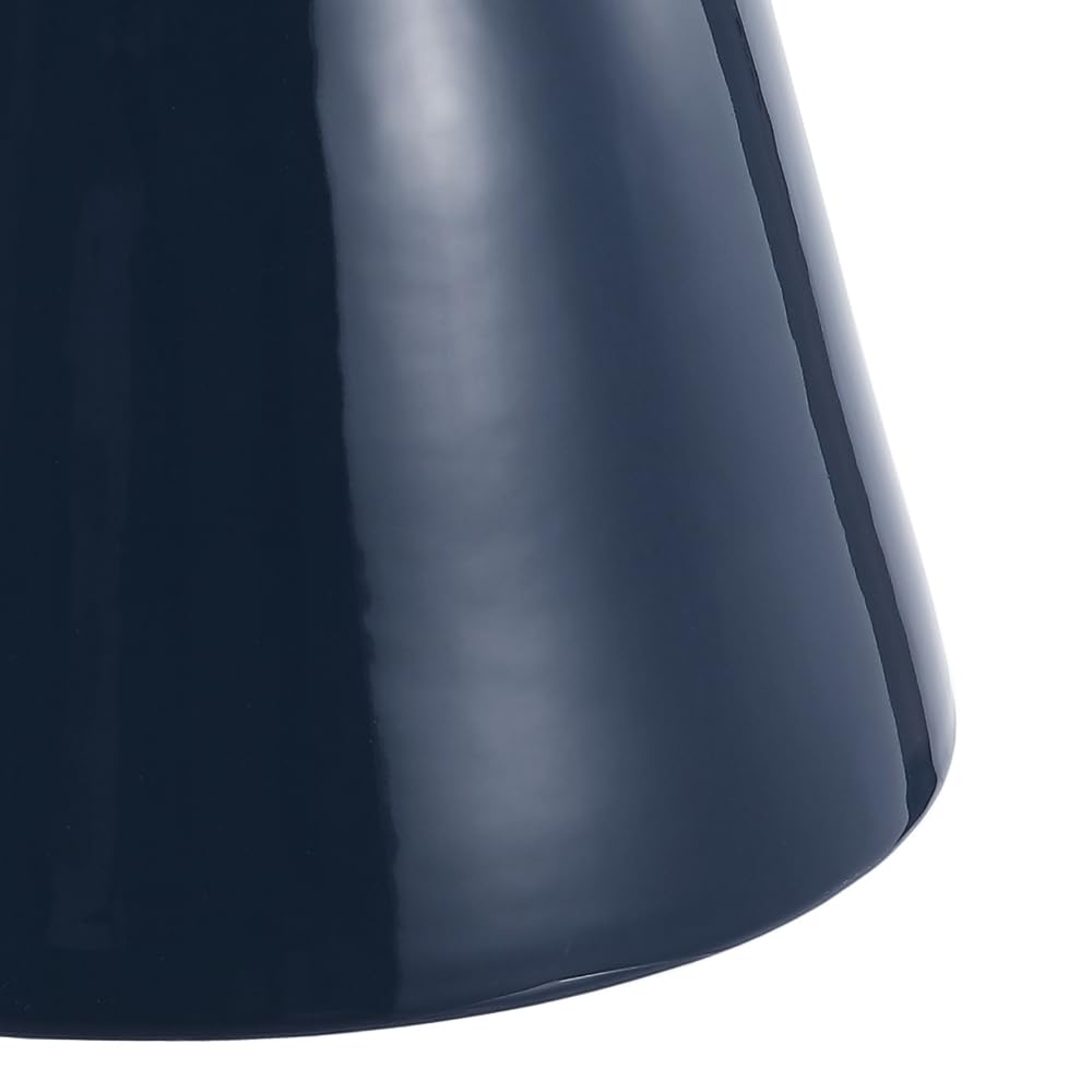 SAFAVIEH Savello Navy Blue Ceramic Garden Stool - Decorative Side Table & Plant Stand for Living Room, Bedroom, Patio | Indoor & Outdoor Use | Fully Assembled Home Decor Accent Piece