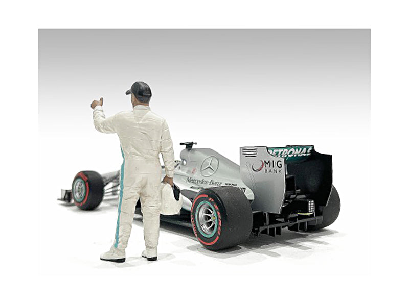 1/18 Scale American Diorama Racing Legends 2000's Figure A - Collectible Diecast Model Car for Display, Racing Enthusiasts & Diorama Scenes