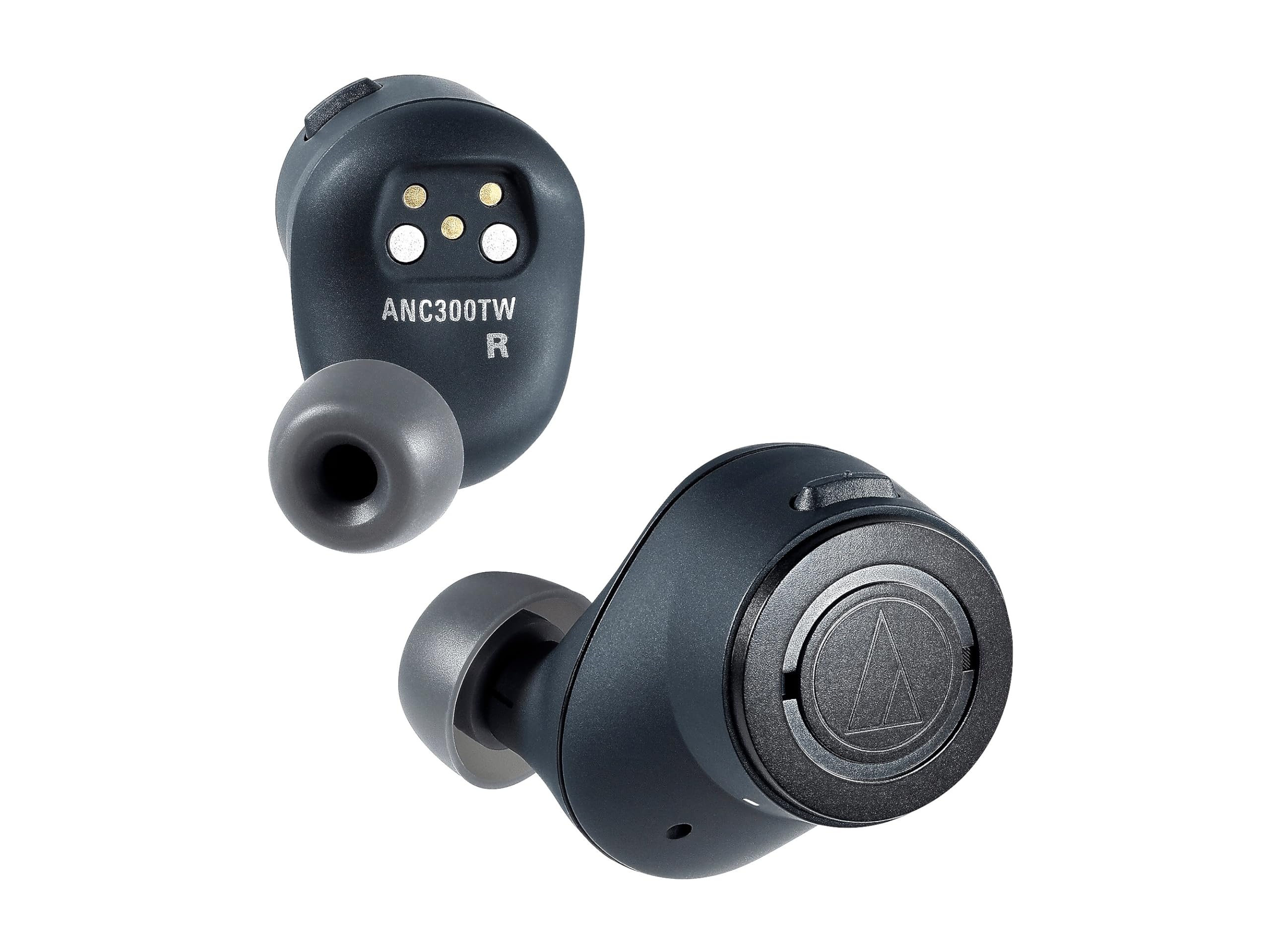 Audio-Technica ATH-ANC300TW Wireless Noise-Cancelling Earbuds with Active Noise Cancellation, Bluetooth 5.0, 30H Battery - Perfect for Travel, Workout & Commuting (Black)