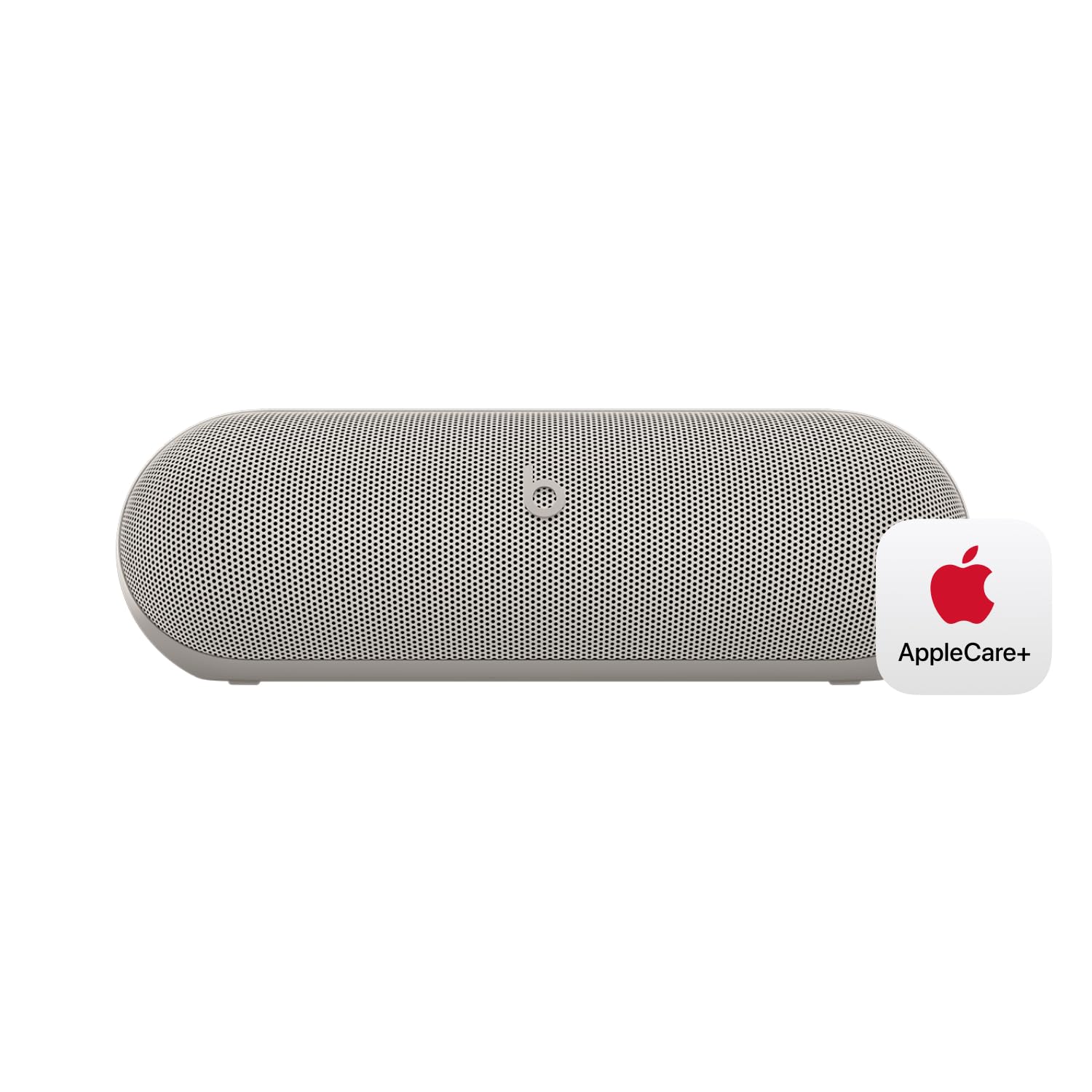 Beats Pill x Kim Kardashian Wireless Bluetooth Speaker - Portable Waterproof Speaker with AppleCare+ (2 Years) - Light Gray - Perfect for Pool Parties, Beach Trips & Outdoor Adventures