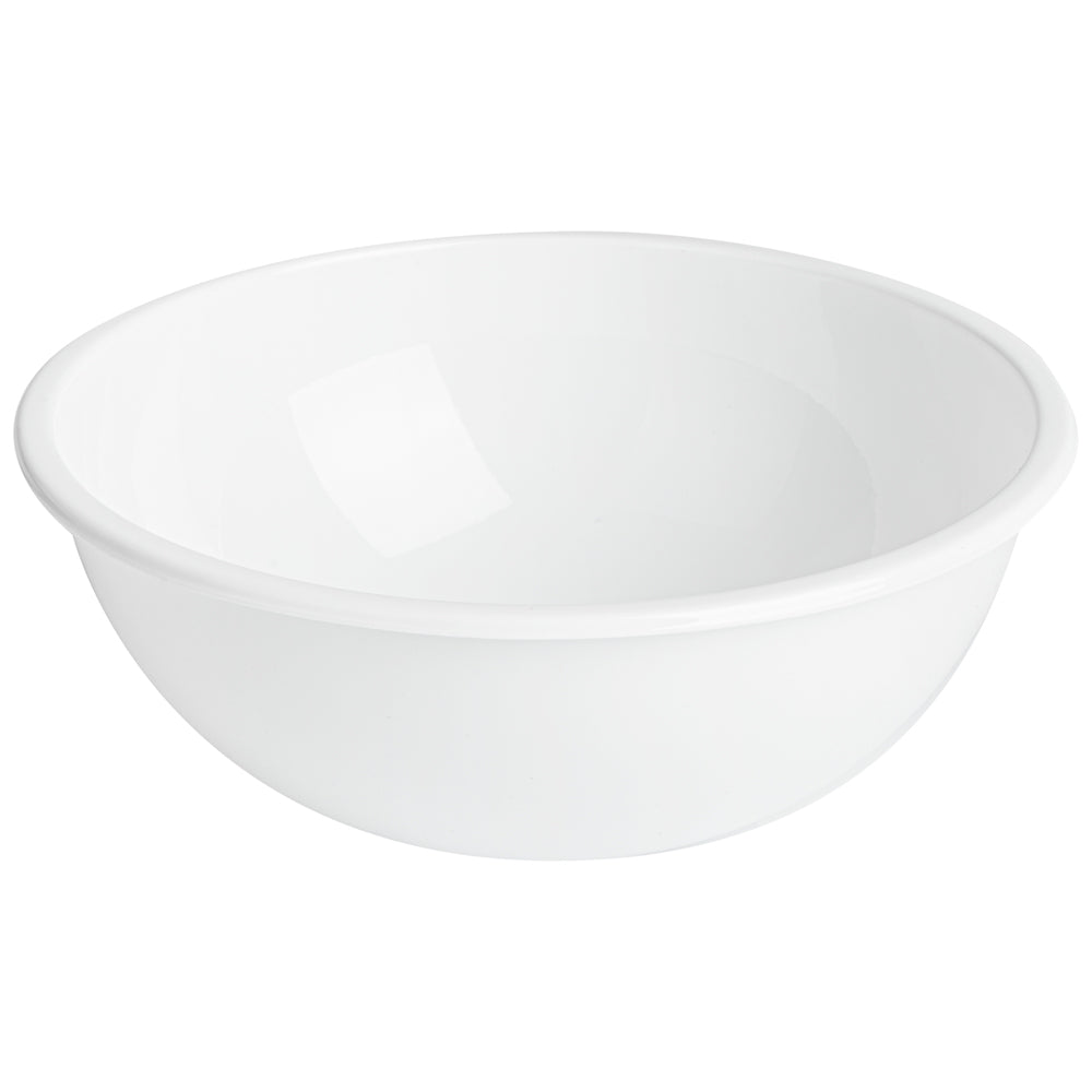 18 oz Round White Plastic Salad Bowls - 6 x 6 x 2.5 Inches - Pack of 200 - Disposable Party Bowls for Salads, Snacks, Desserts & Catering Events