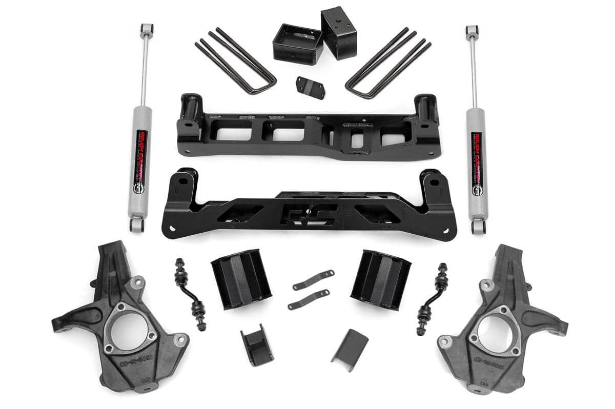 5 Inch Lift Kit for Chevy/GMC 1500 (2014-2018 & Classic) - Aluminum/Stamped Steel Construction - Off-Road Suspension Upgrade for Trucks & SUVs