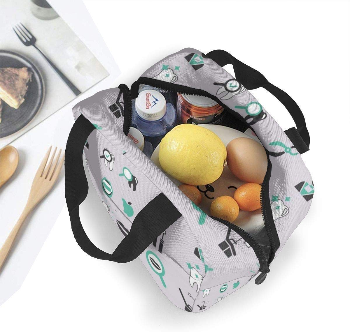 Insulated Lunch Box for Dentists & Dental Hygienists - Portable Thermal Lunch Bag for Women & Teens - Perfect for Work, School & Travel Meals
