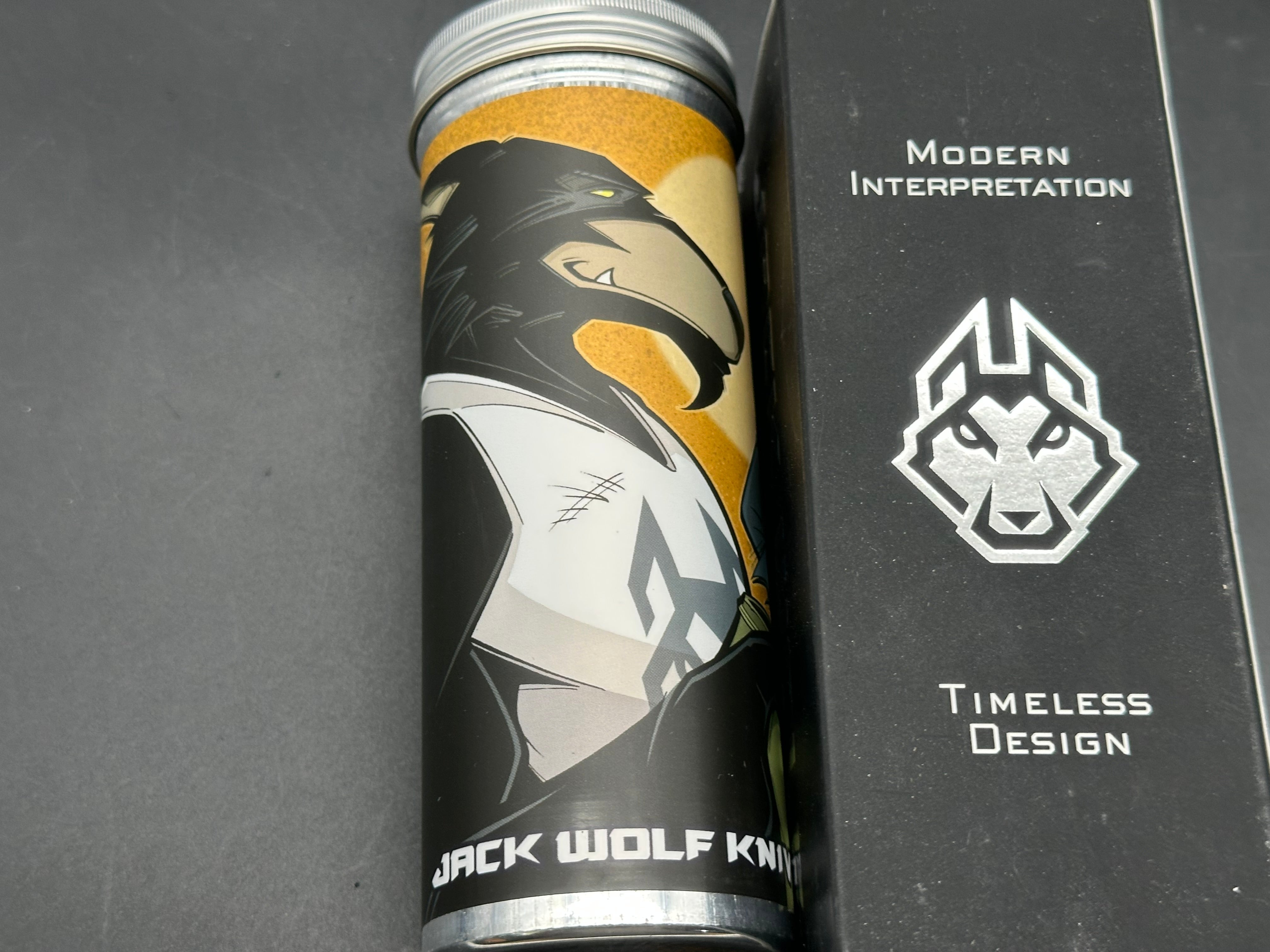 Jack Wolf Knives Big Bro Jack CamoCarbon Gecko Folding Pocket Knife - Tactical EDC Knife for Camping, Hunting & Outdoor Survival Gear
