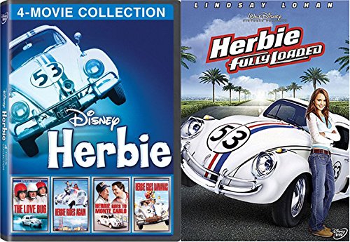 Herbie the Love Bug 5-Movie Collection Bundle - Disney Classic Films Including Fully Loaded, Rides Again, Monte Carlo & Bananas | Perfect for Family Movie Nights and Disney Fans