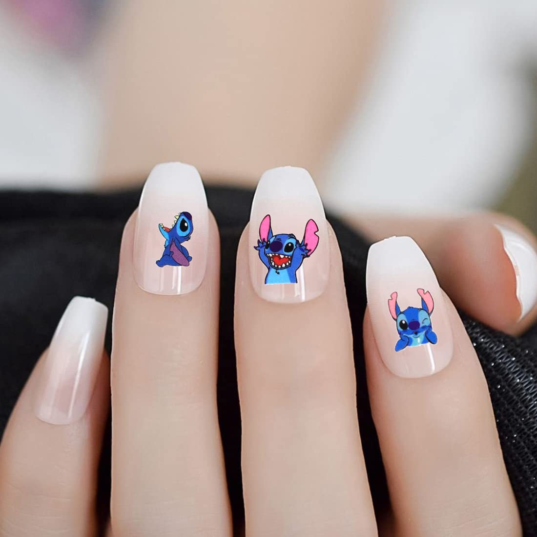 Cute Kawaii Cartoon Nail Stickers - 75+ Self-Adhesive Nail Art Decals for Women, Girls & Kids | Perfect for DIY Manicures, Parties & Gifts