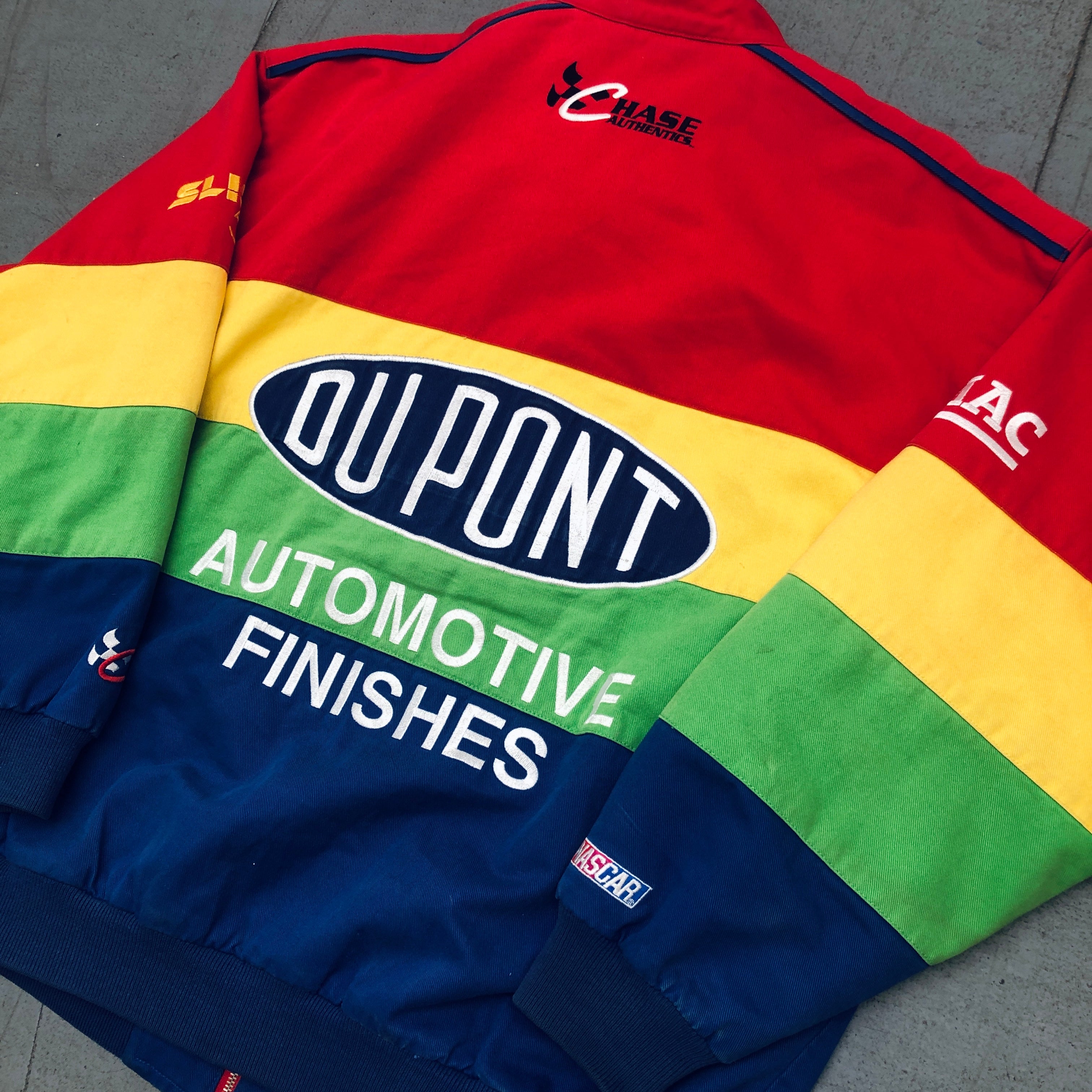 Authentic Jeff Gordon NASCAR Chase Rainbow Jacket - XL | Officially Licensed Collectible Racing Jacket for Fans & Enthusiasts | Perfect for Race Day, Tailgating & NASCAR Events