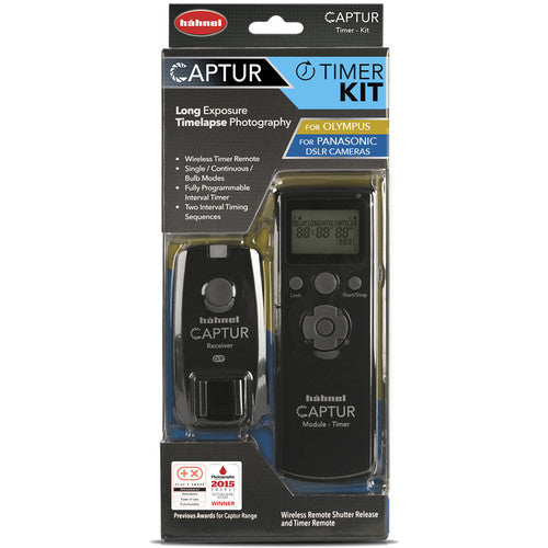 Hahnel Captur Timer Kit for Olympus & Panasonic DSLR Cameras | Wireless Remote Shutter Release | Perfect for Time-Lapse, Long Exposure & Group Photos