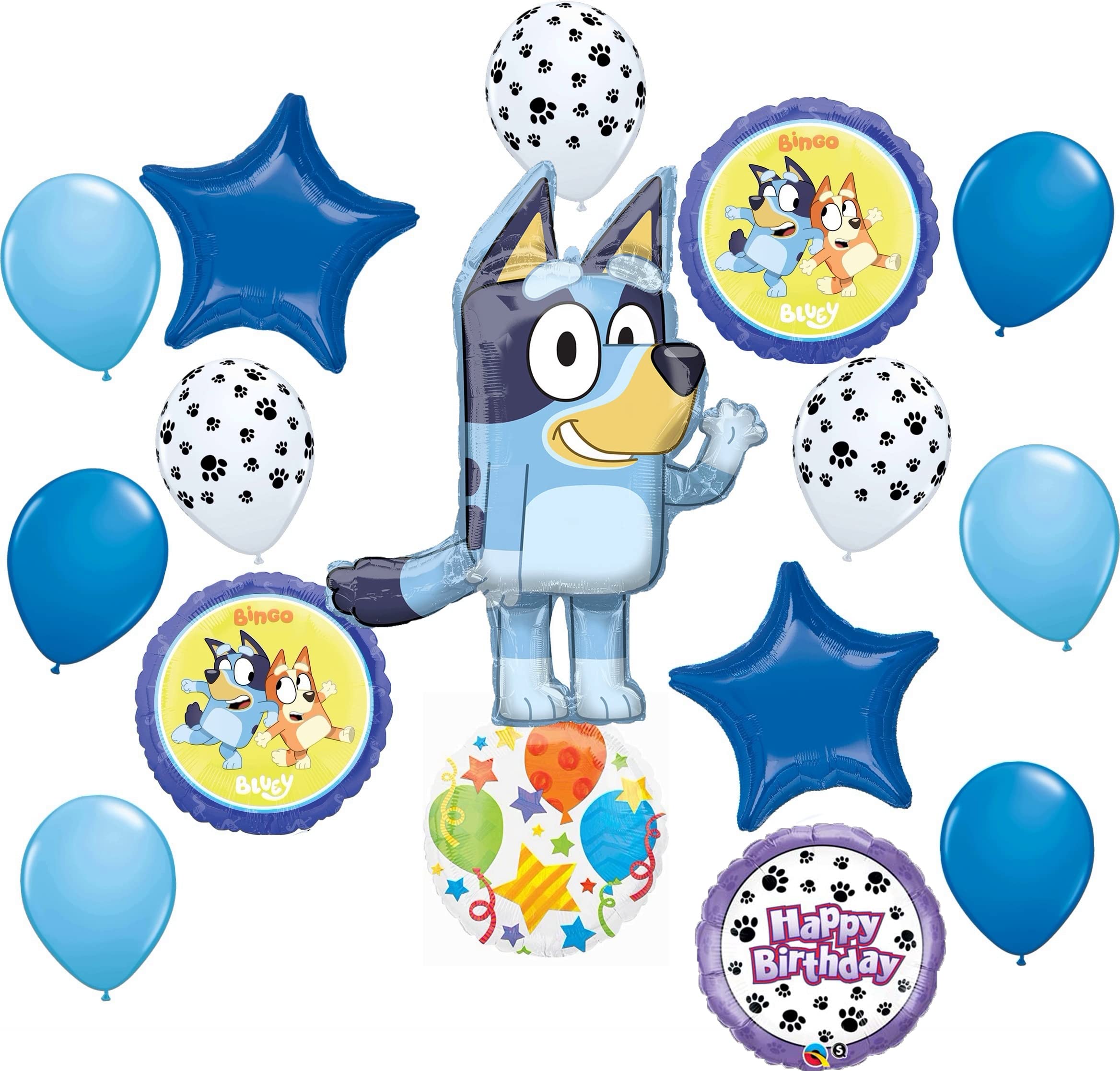 Bluey Birthday Party Supplies - Balloon Decorations Kit for Kids Theme Party Decorations | Perfect for Birthday Celebrations, Baby Showers & Family Gatherings