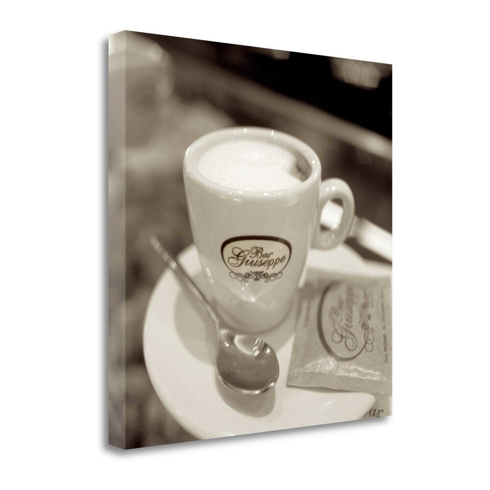 Bar Giuseppe By Alan Blaustein - Premium Fine Art Giclee Print on Gallery Wrapped Canvas, Ready to Hang Wall Decor - Perfect for Living Room, Bedroom & Office Art Display
