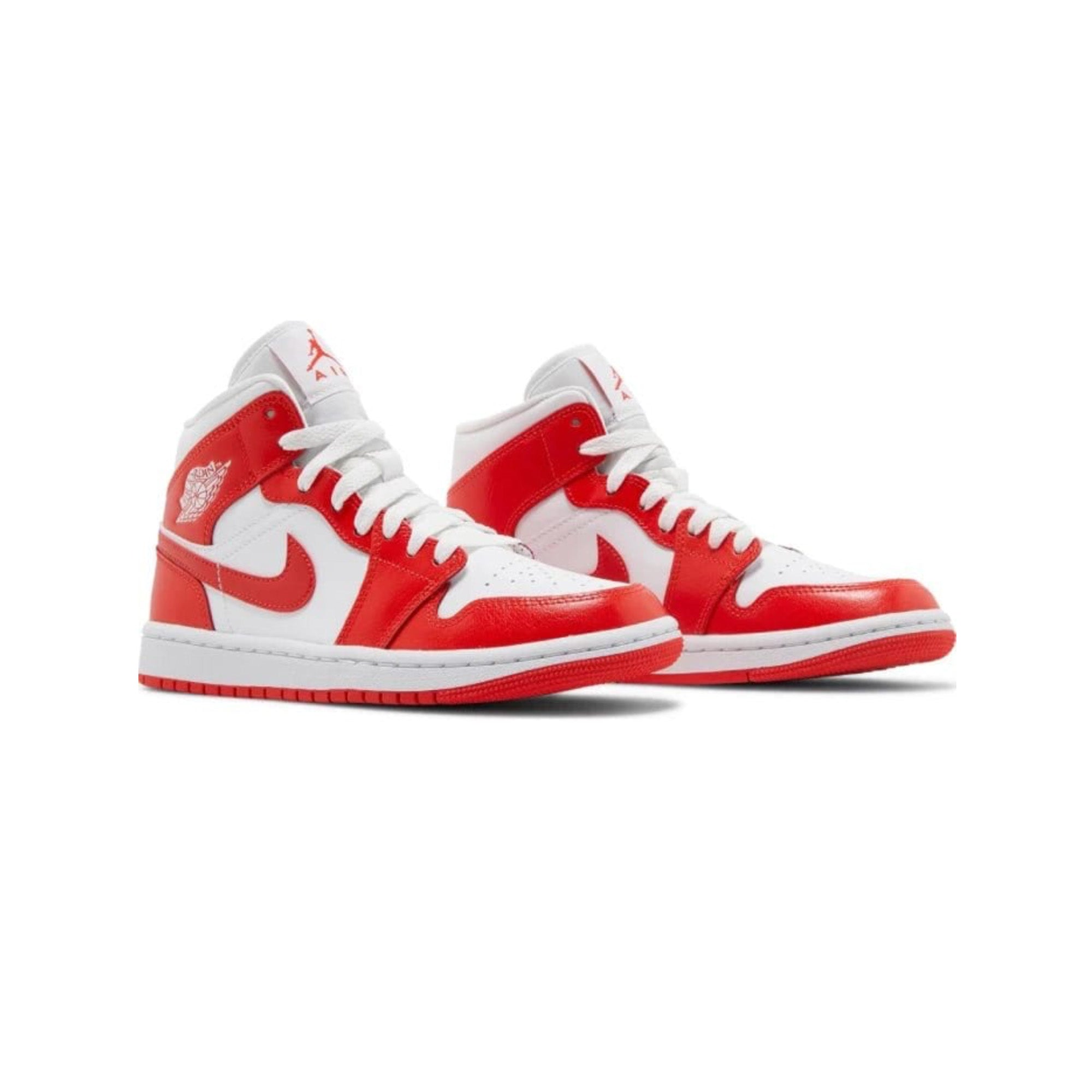 Air Jordan 1 Mid Syracuse White/Orange Basketball Shoes - Men's Retro Sneakers for Casual Wear & Street Style