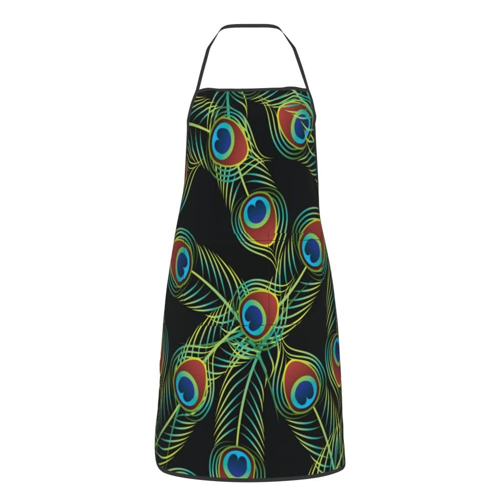 Premium Bib Aprons with 2 Pockets - Heavy Duty Kitchen Cooking Aprons for Men & Women - Ideal for BBQ, Baking, Grilling & Home Chef Use