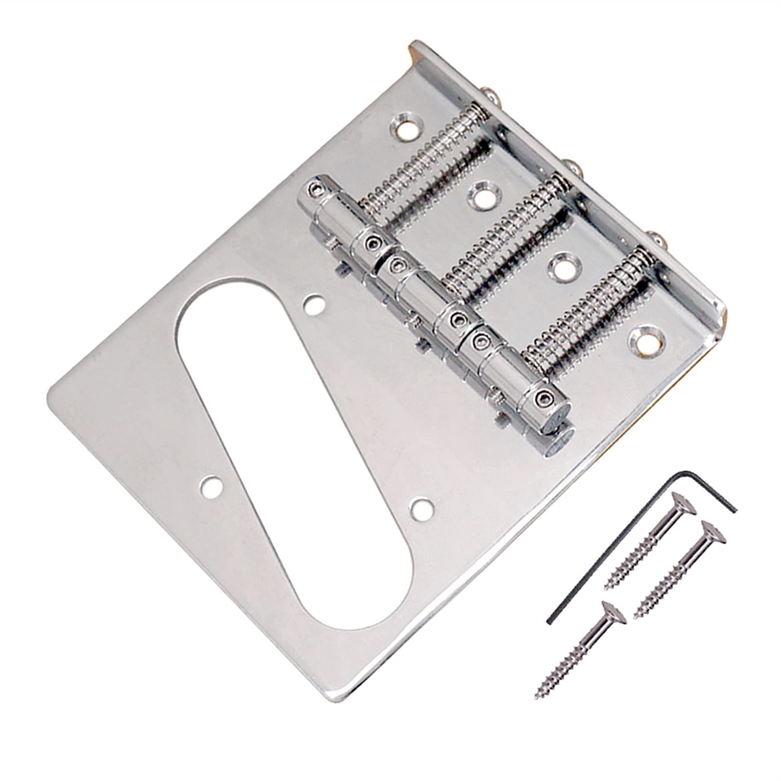 3 String Saddle Top Loader Bridge Replacement for TL Electric Guitar - High-Quality Guitar Bridge Parts for Enhanced Tone & Sustain | Perfect for Guitar Repair, Upgrades & DIY Projects