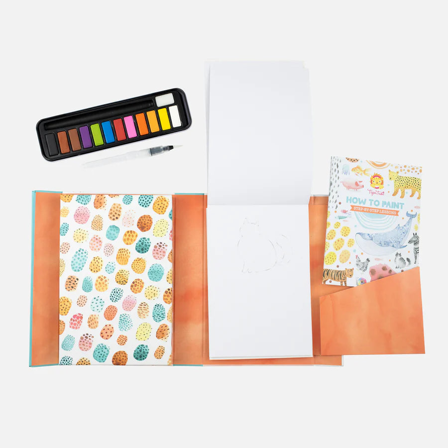 Watercolor Painting Kit for Kids - Learn to Paint Animals Step by Step | Fun Art Activity Set for Children | Perfect for Birthday Gifts & Creative Play