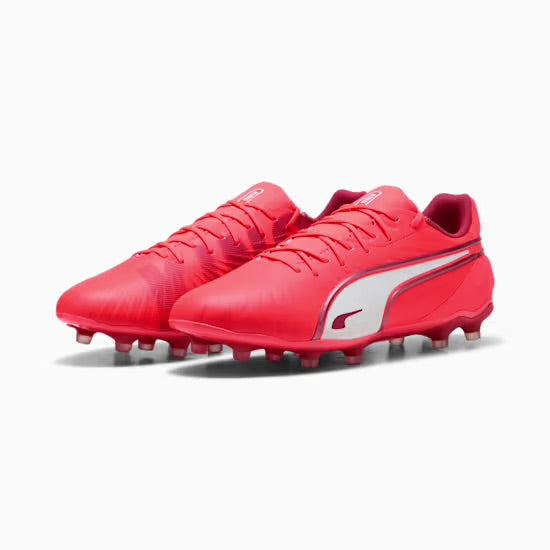 Men's King Match FG/AG Soccer Cleats - Lightweight Football Shoes for Artificial Grass & Firm Ground - Perfect for Training, Matches & Outdoor Sports