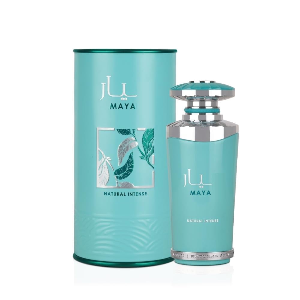 Maya Natural Intense Eau de Parfum Spray for Women, 3.4 oz - Long Lasting Floral Fragrance for Date Night & Special Occasions