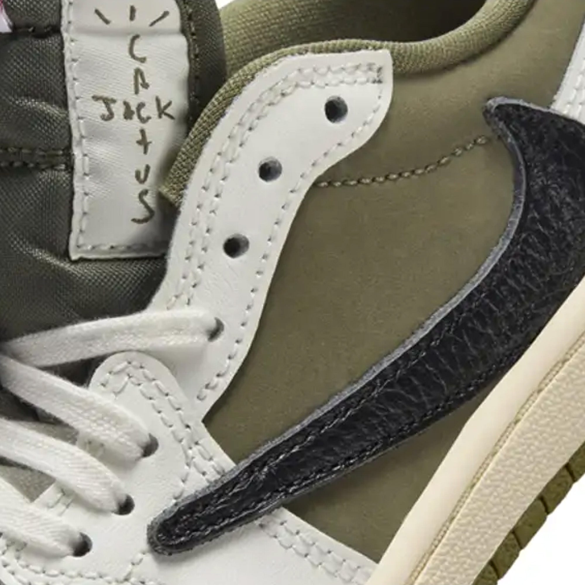 Air Jordan 1 Retro Low OG SP Travis Scott 'Medium Olive' PS Sneakers (2024) - Men's Basketball Shoes for Casual Wear & Street Fashion