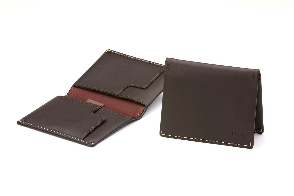 Bellroy Slim Sleeve Wallet - Ultra Thin Minimalist RFID Blocking Leather Wallet for Men - Perfect for Everyday Carry, Travel & Business Use