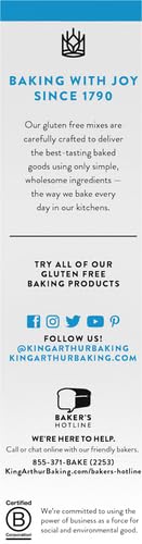 King Arthur Gluten Free Muffin Mix, 16 oz - All-Purpose Baking Mix for Delicious Homemade Muffins, Perfect for Breakfast, Snacks & Special Diets