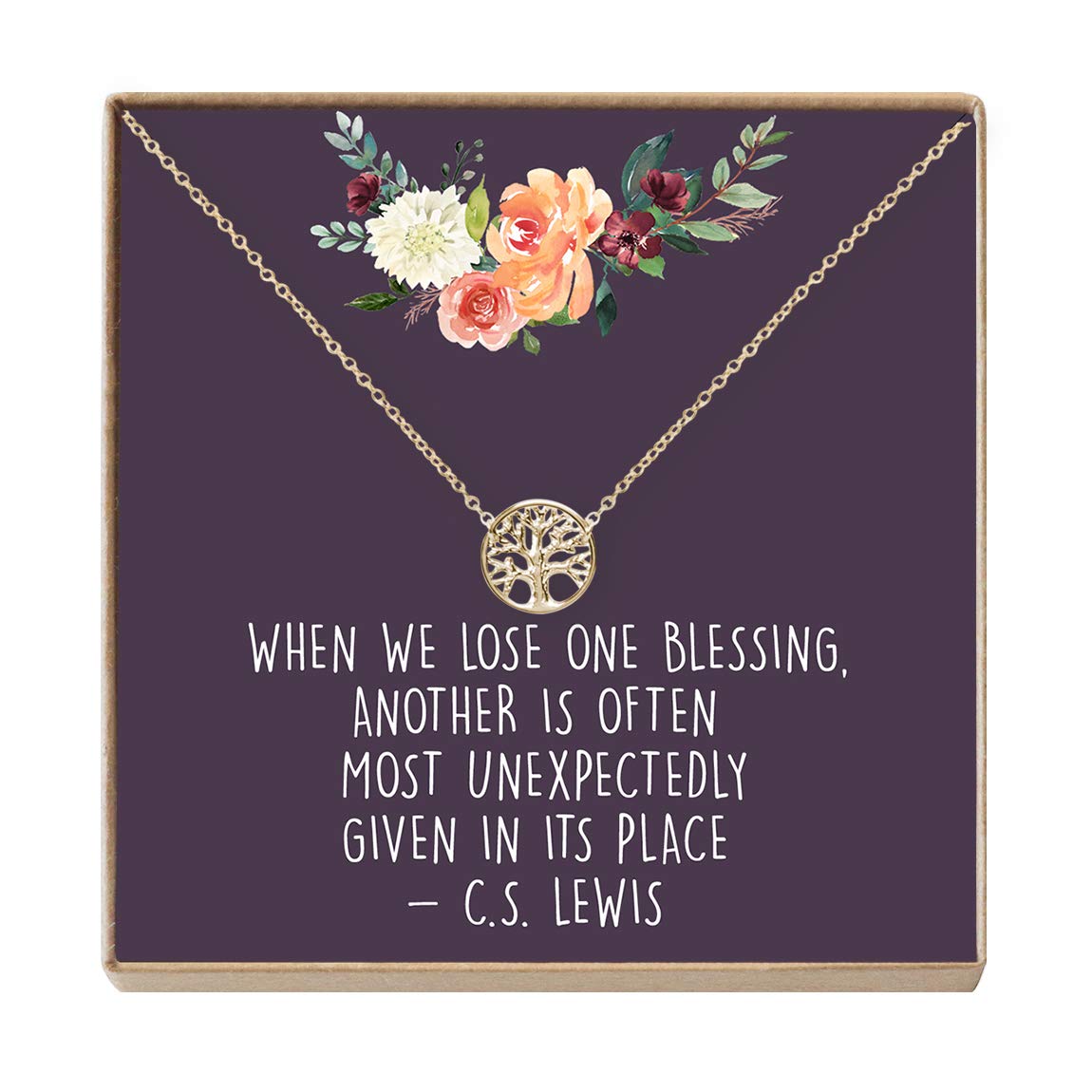 Sympathy Necklace for Loss of Father - Sterling Silver Pendant Gift for Women | Memorial Jewelry for Grieving & Comfort