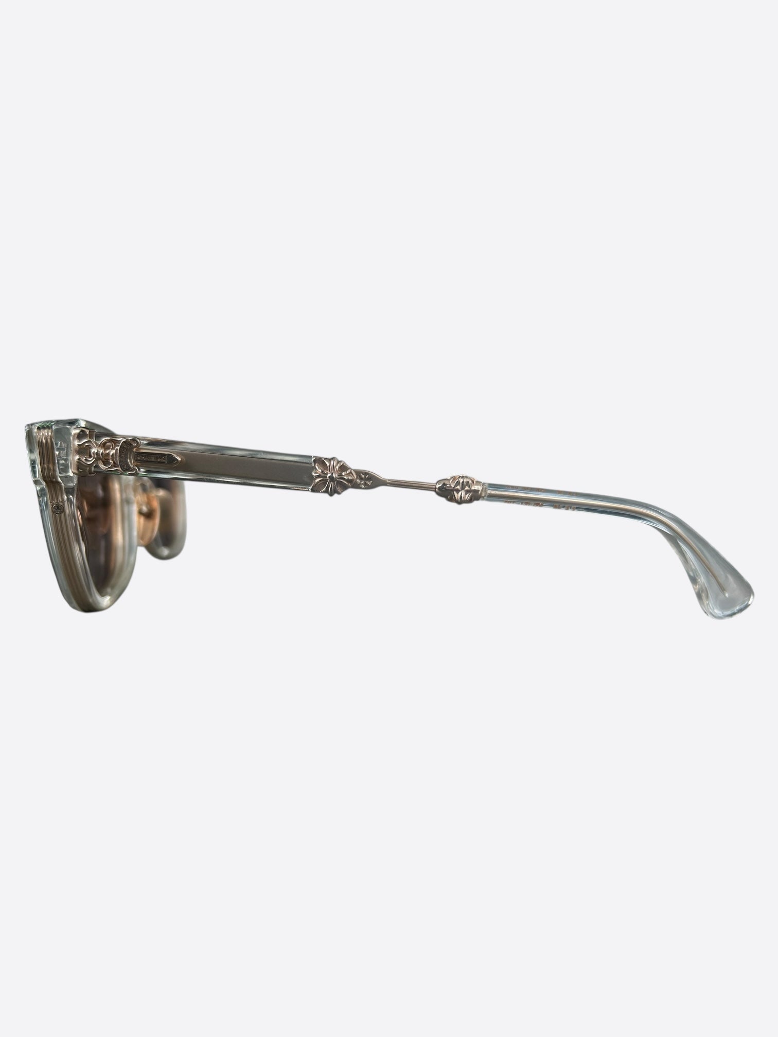 Chrome Hearts Clear Duck Butter Sunglasses - Stylish UV Protection for Outdoor Activities & Fashion