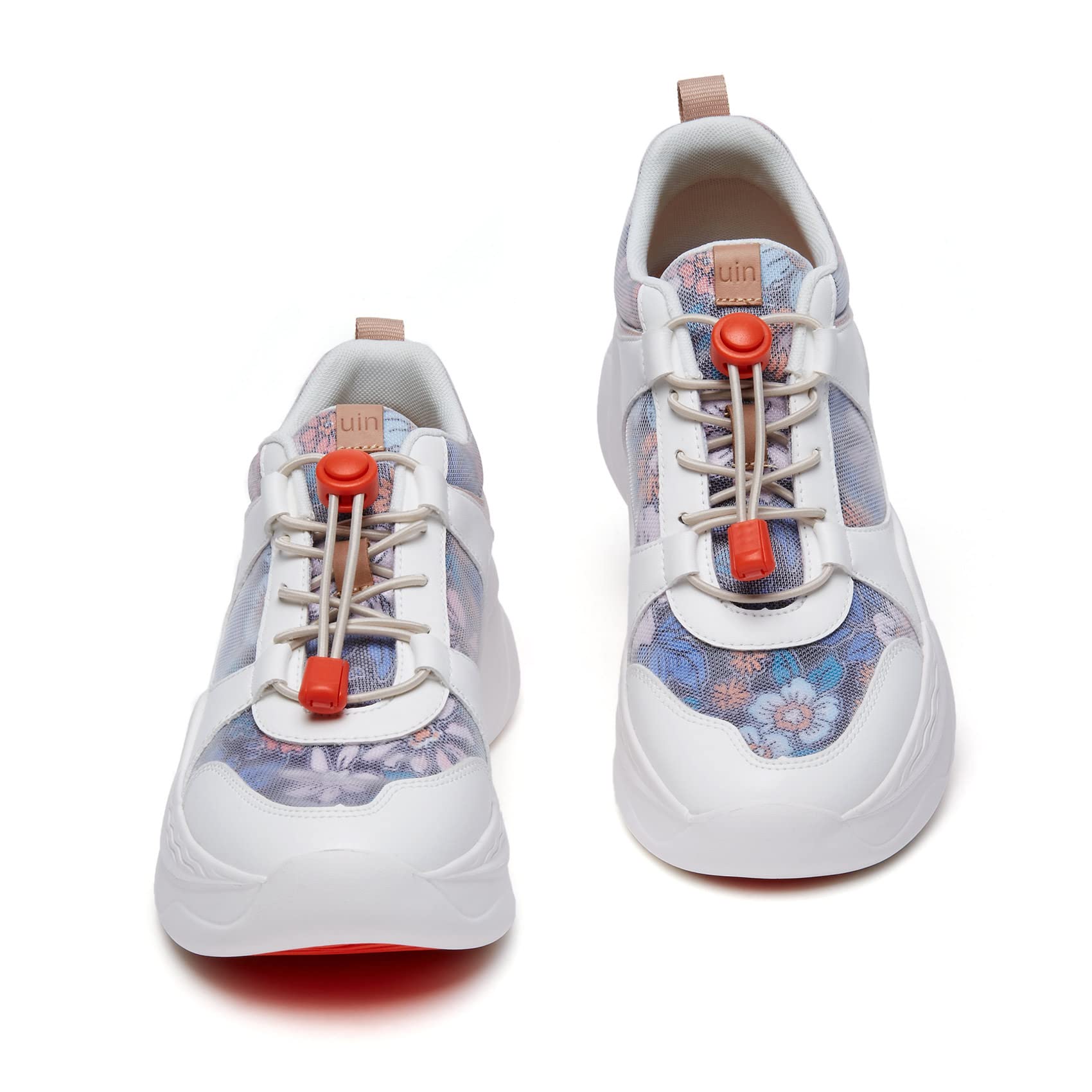 UIN Women's Chunky Fashion Sneakers - Comfortable Walking Shoes for Women, Casual Art Painted Dad Shoes, Non-Slip Travel Sneakers (Size 5) - Perfect for Daily Wear, Travel & Street Style