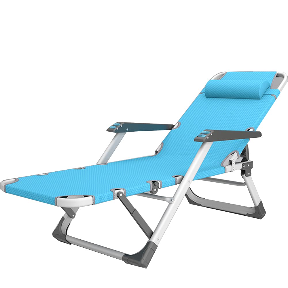 Heavy Duty Folding Patio Recliner Chair - 550lbs Capacity Zero Gravity Lounge Chair with Wide Armrests - Adjustable Reclining Outdoor Chaise for Garden, Backyard, Poolside & Beach - 7 Color Options