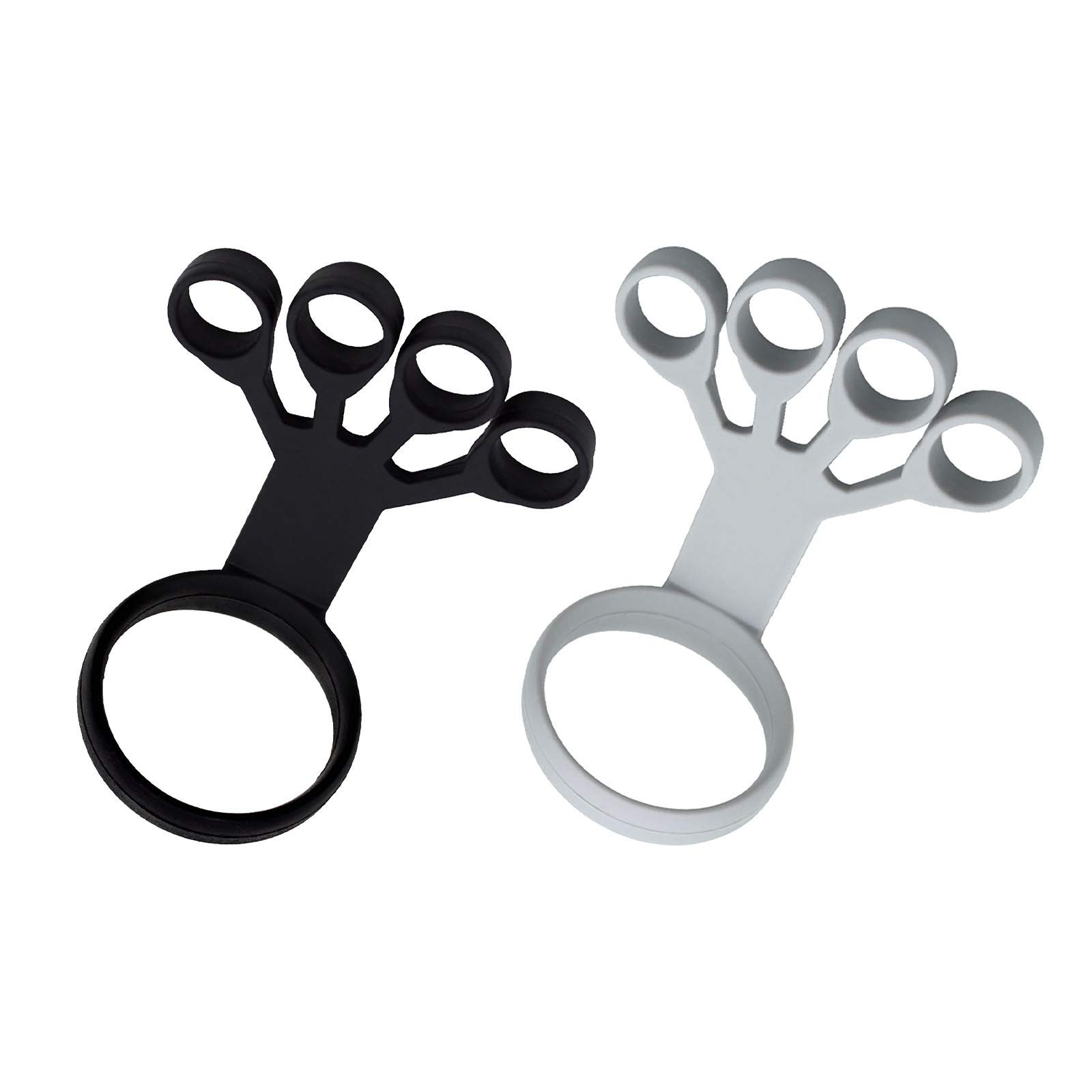 Finger Exercise Trainer & Hand Grip Strengthener - 2PCS Wrist & Finger Stretcher Resistance Bands for Arthritis Relief, Carpal Tunnel Recovery, Guitar Players & Rock Climbing - Improve Dexterity for Musicians & Athletes (D1 Model)