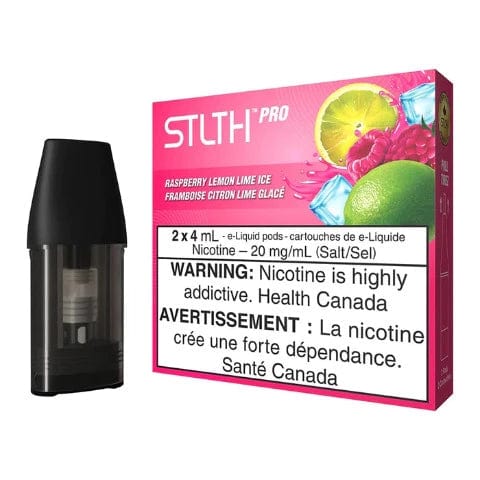 STLTH PRO Pods - Raspberry Lemon Lime Ice Flavor (4mL) | Refreshing Vape Pods for All-Day Enjoyment